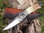 Marlin - Damascus Hunting Knife, 8″ Overall