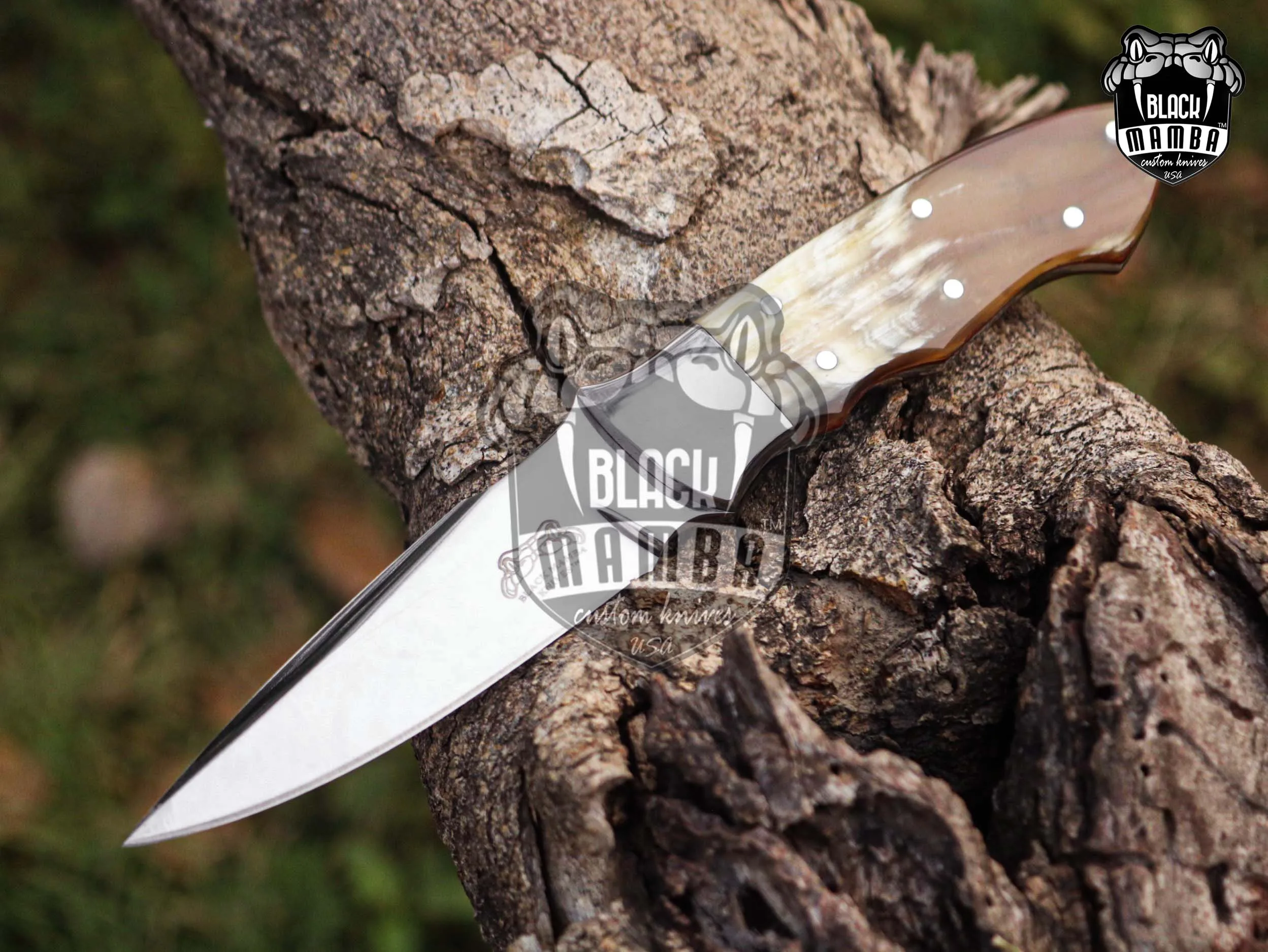 Marlin - Damascus Hunting Knife, 8″ Overall - view 7