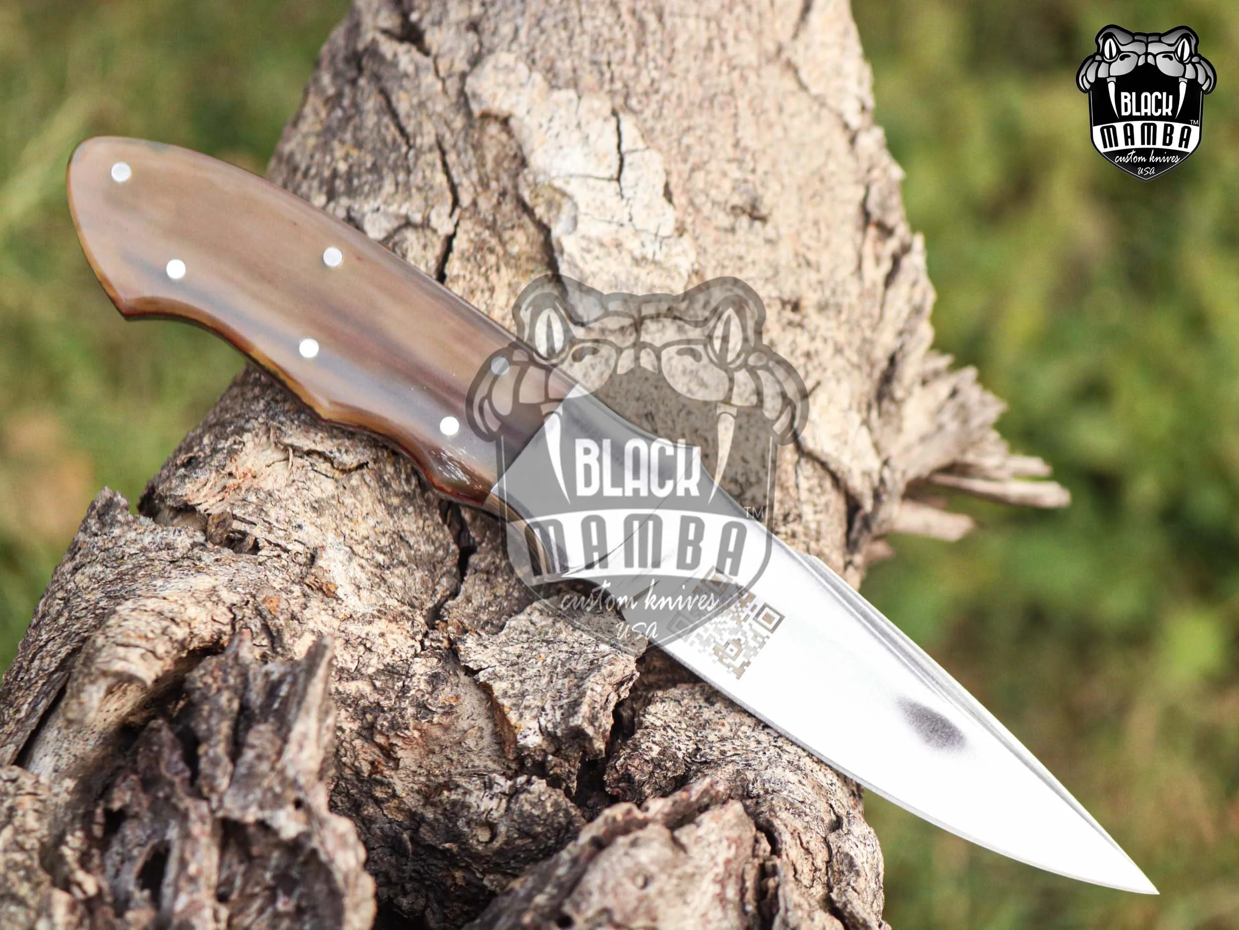 Marlin - Damascus Hunting Knife, 8″ Overall - view 4
