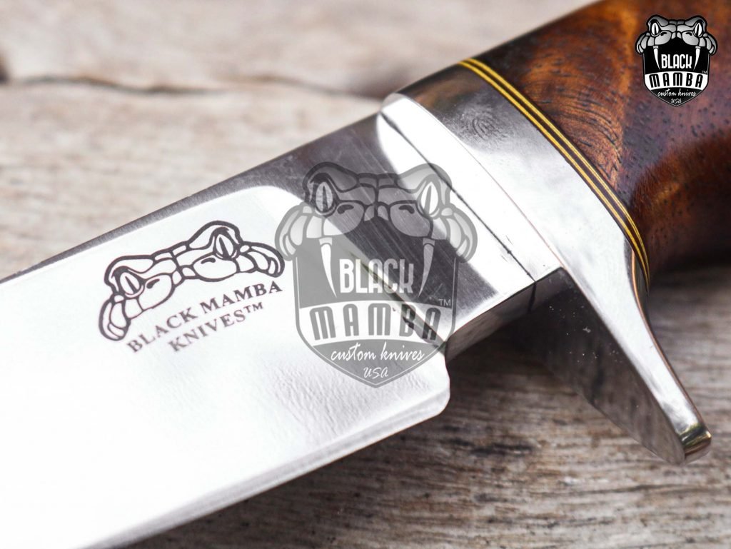 Bmk-UL-32 Black Bird Handmade Stag handle Hunting Knife 5.5 inches Stainless Steel Blade Made in USA - Image 7