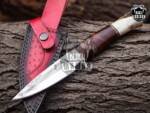 Bmk-UL-32 Black Bird Handmade Stag handle Hunting Knife 5.5 inches Stainless Steel Blade Made in USA