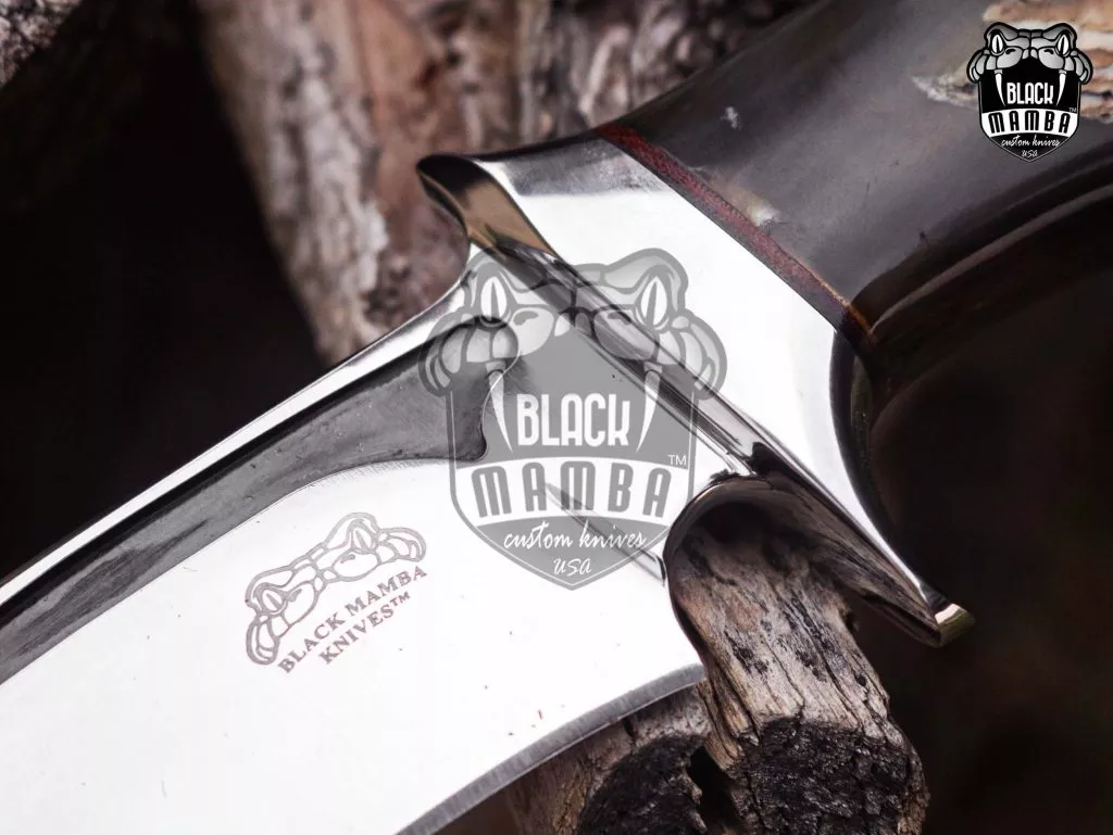 Bmk-UL-25 Rhino High End Luxury Handmade Stainless Steel Hunting Knife 5 inches Blade Made in USA - Image 12