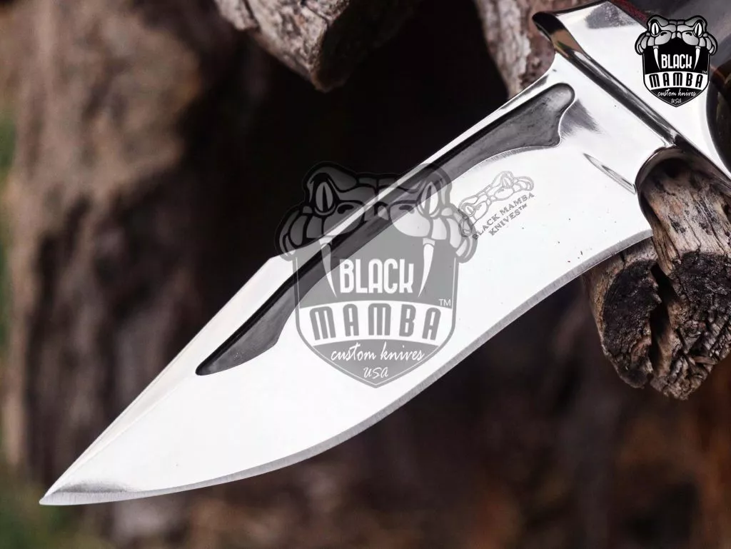 Bmk-UL-25 Rhino High End Luxury Handmade Stainless Steel Hunting Knife 5 inches Blade Made in USA - Image 10