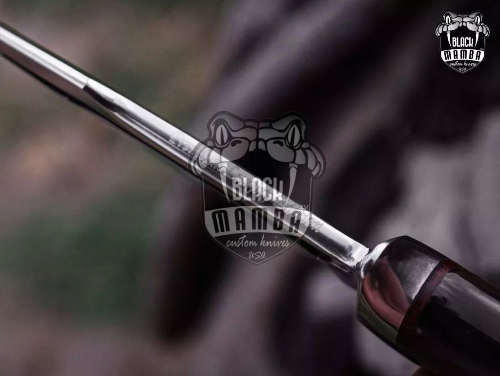 Bmk-UL-25 Rhino High End Luxury Handmade Stainless Steel Hunting Knife 5 inches Blade Made in USA - Image 7