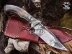 Rhino - Damascus Hunting Knife, 10″ Overall