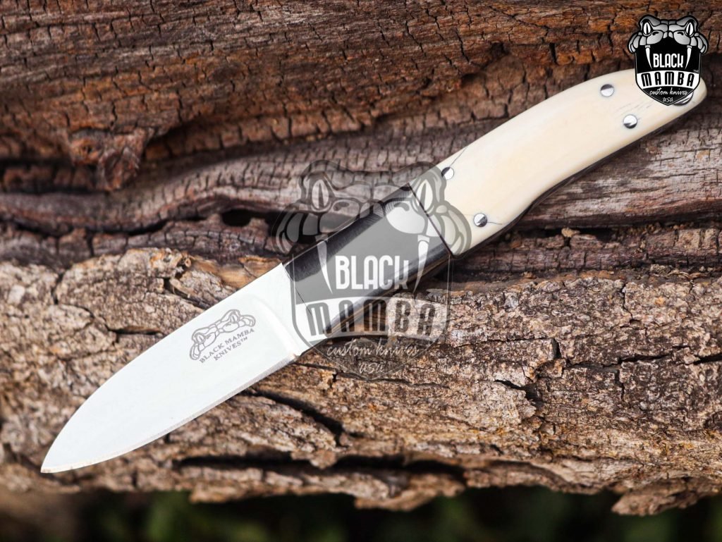 Bmk-UL-27 Mink Knife Handmade Stainless Steel Hunting Knife 3 inches Blade Made in USA - Image 6