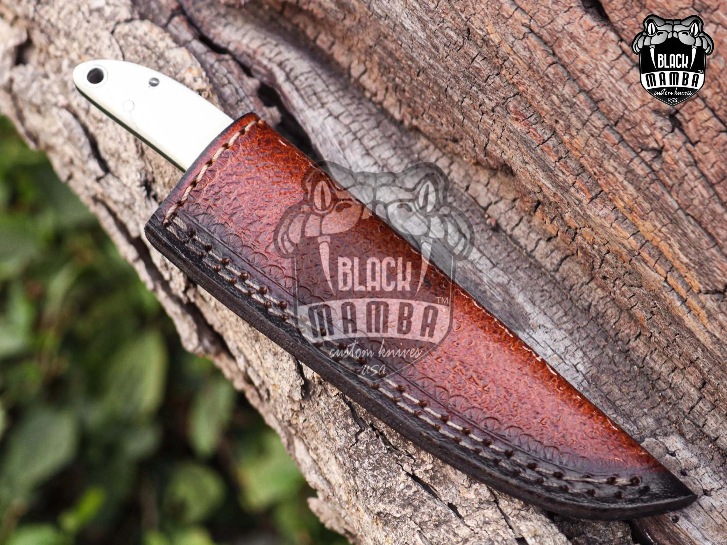 Bmk-UL-27 Mink Knife Handmade Stainless Steel Hunting Knife 3 Inches Blade Made in USA - view 4