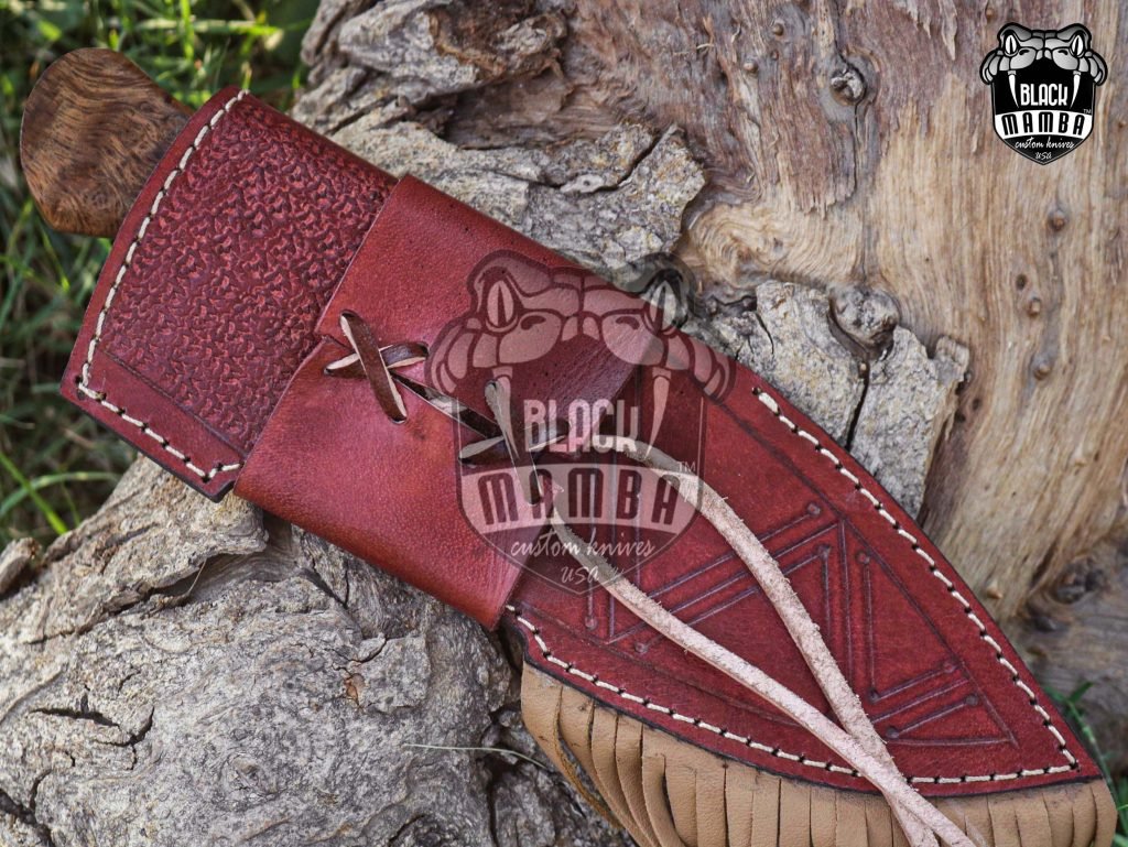 Bmk-UL-28 Moose Luxury High End Stainless Steel Handmade Hunting Knife 5 inches Blade Made in USA - Image 2