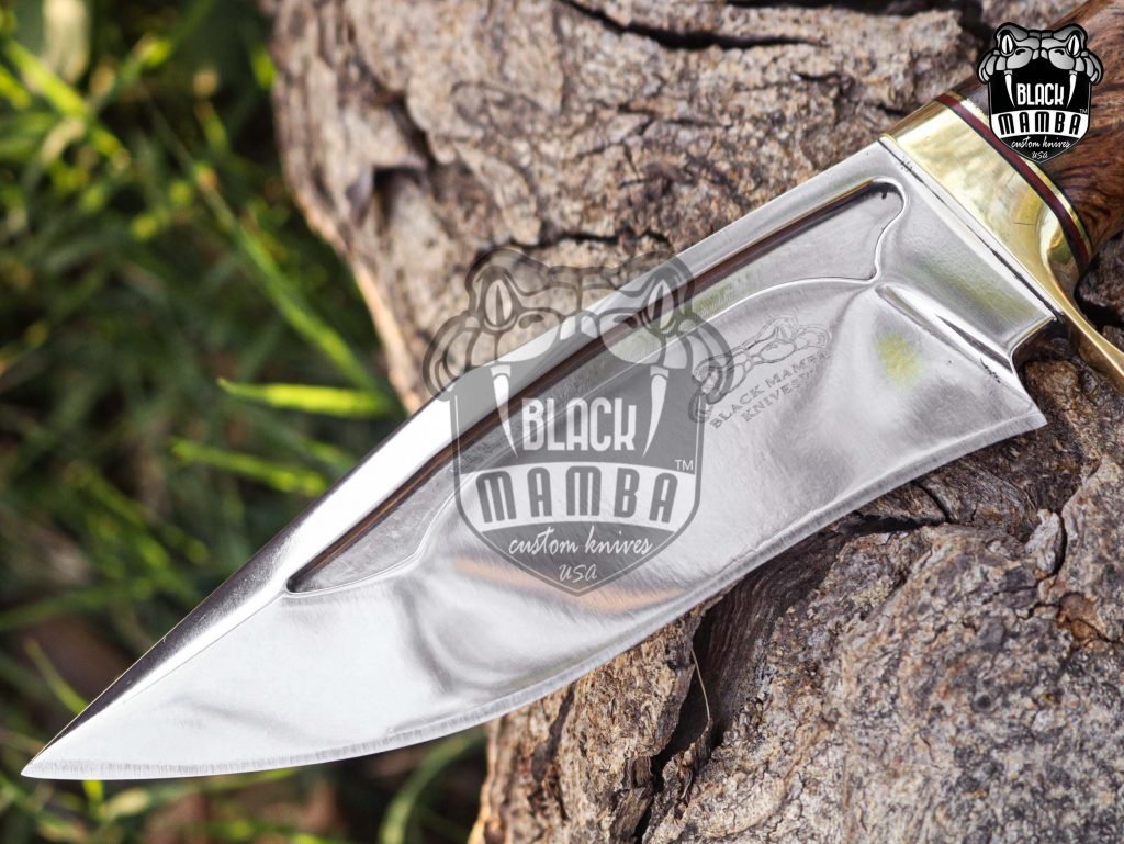 Bmk-UL-28 Moose Luxury High End Stainless Steel Handmade Hunting Knife 5 inches Blade Made in USA - Image 7