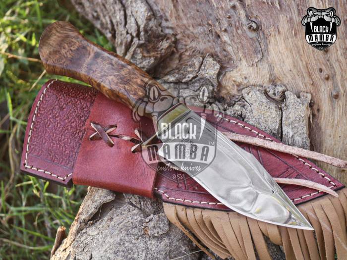 Bmk-UL-28 Moose Luxury High End Stainless Steel Handmade Hunting Knife 5 inches Blade Made in USA