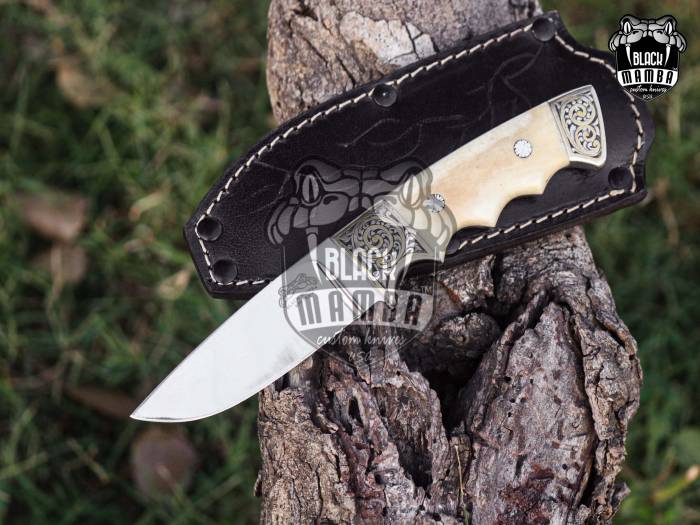 Bmk-UL-23 Koala Knife Luxury Handmade Stainless Steel Hunting Knife 3.5 inches Blade Made in USA