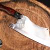 Bmk-718_VG Mirror Shine Blade Cleaver Knife 14.5 Inches Long 9 Inches Blade 18 Ounce Super Steel VG Chef Cleaver Blade Knife Hand Made World Class Black Mamba Knives