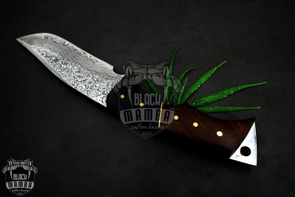 Bmk-157 Coral Snake Damascus Knife 10 Inches Long 5 Inches Blade 13 Ounce Damascus Hunting Fixed Blade Knife Damascus Hand Made World Class Knives\