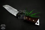 Coral Snake - Damascus Bowie Knife, 10″ Overall
