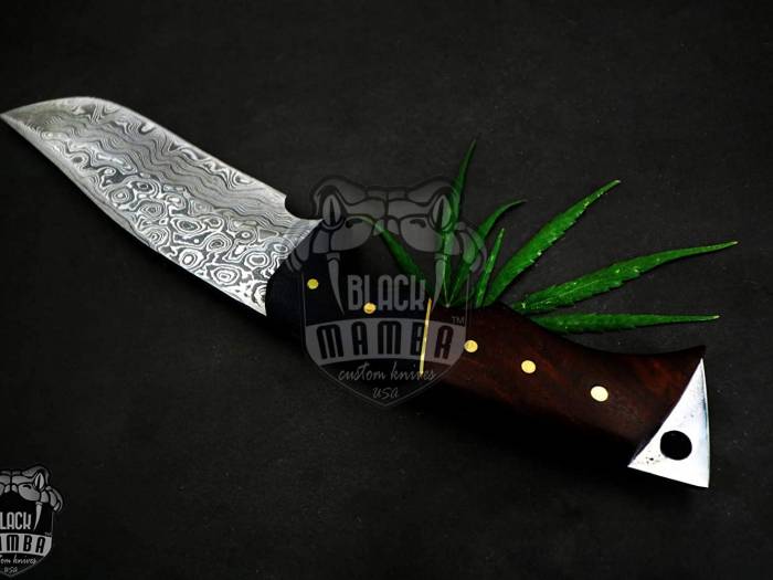 Bmk-157 Coral Snake Damascus Knife 10 Inches Long 5 Inches Blade 13 Ounce Damascus Hunting Fixed Blade Knife Damascus Hand Made World Class Knives\