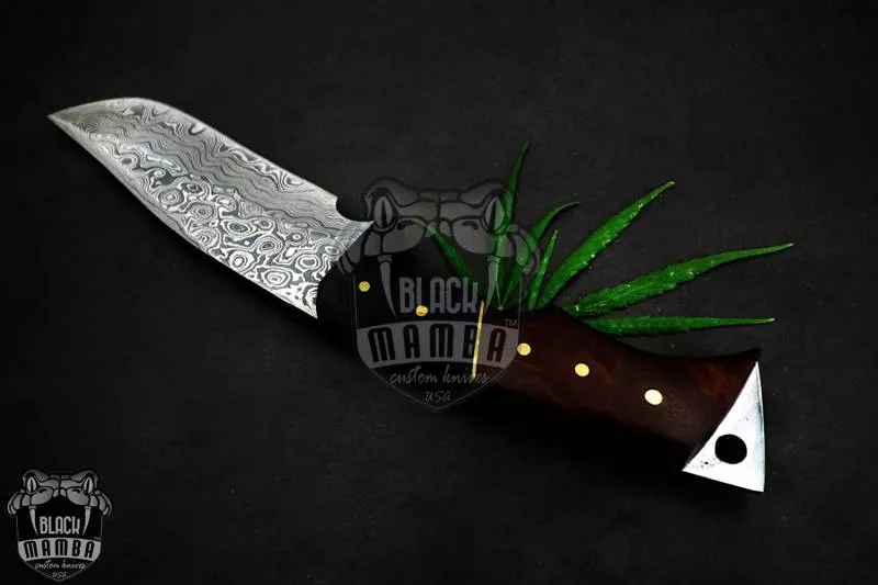 Bmk-157 Coral Snake Damascus Knife 10 Inches Long 5 Inches Blade 13 Ounce Damascus Hunting Fixed Blade Knife Damascus Hand Made World Class Knives\