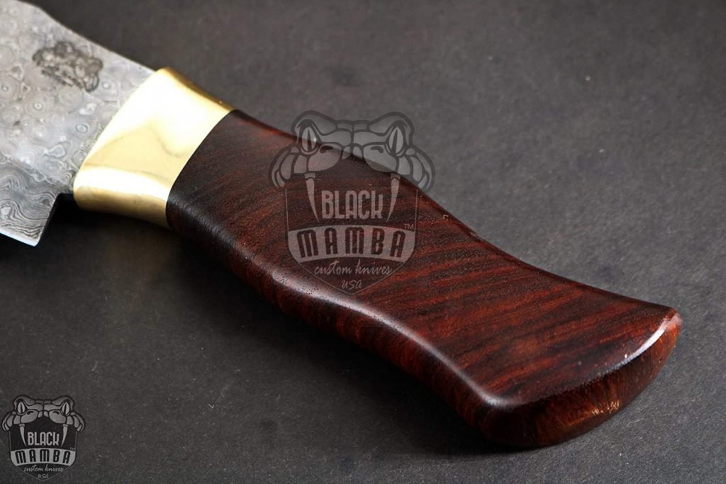 BLACK MAMBA KNIVES Bmk-706 Bao Bao Damascus Cleaver Knife 10 Inches Long 5 Inches Blade 14 Ounce Damascus Chef Cleaver Blade Knife Hand Made World Class - Image 4