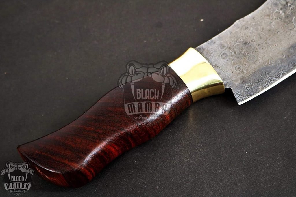 BLACK MAMBA KNIVES Bmk-706 Bao Bao Damascus Cleaver Knife 10 Inches Long 5 Inches Blade 14 Ounce Damascus Chef Cleaver Blade Knife Hand Made World Class - Image 6