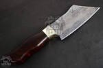 BLACK MAMBA KNIVES Bmk-706 Bao Bao Damascus Cleaver Knife 10 Inches Long 5 Inches Blade 14 Ounce Damascus Chef Cleaver Blade Knife Hand Made World Class