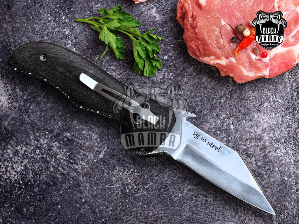 Bmk-VG14 pocket knife folding knife hunting knife handmade knives USA Made - Image 2