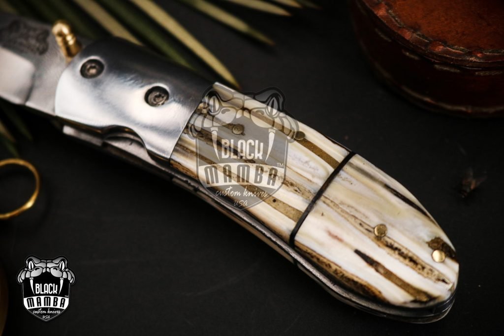 Black Mamba Knives BMK-VG Mamoth 5 Inches Closed Folding Blade Knife Vg10 Super Steel Folding Knife, Pocket Knife Pocket Clip Knife VG10 Handle With Pocket Clip - Image 8