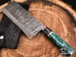 Black Panther Chef - Damascus Cleaver, 12″ Overall