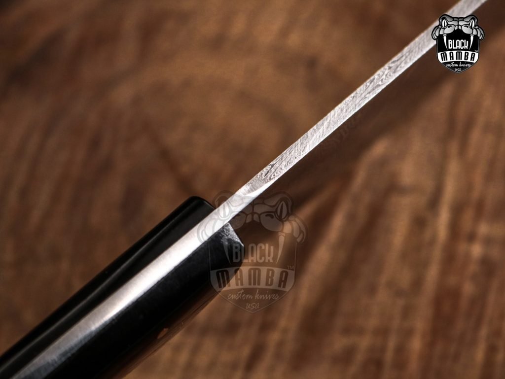 Bmk-708-DS Black Panther Damascus Chef Cleaver Blade Knife World Class Knives - Image 8