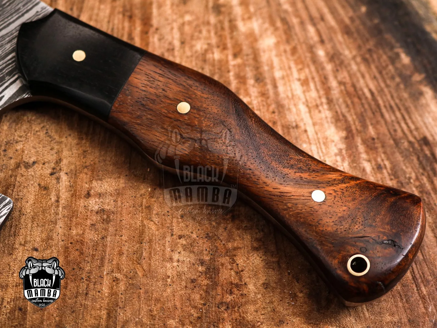 Damascus Blade Cleaver, 14.9″ Overall - view 4