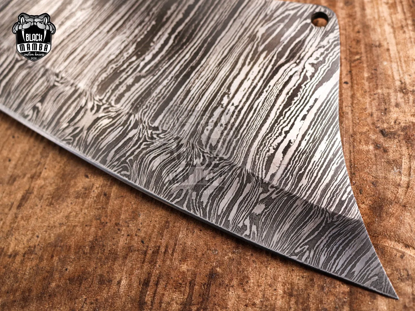 Damascus Blade Cleaver, 14.9″ Overall - view 6