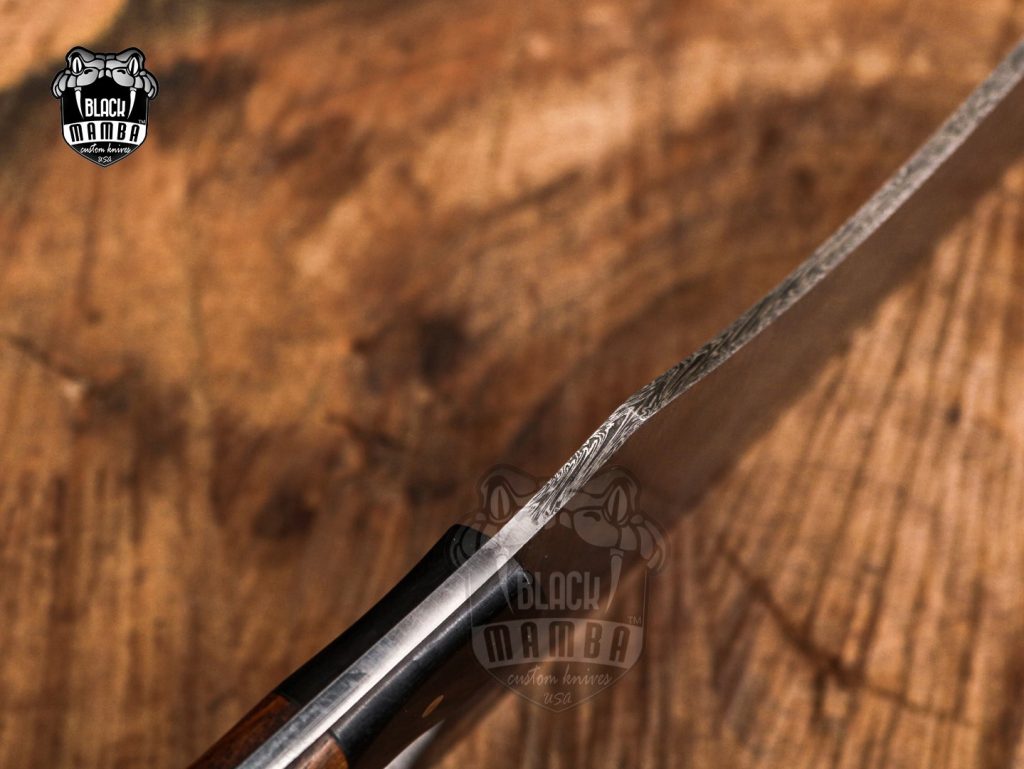 Bmk-714_Damascus Blade Cleaver Knife 14.5 Inches Long 9 Inches Blade 18 Ounce Super Steel VG Chef Cleaver Blade Knife Hand Made World Class Black Mamba Knives - Image 7
