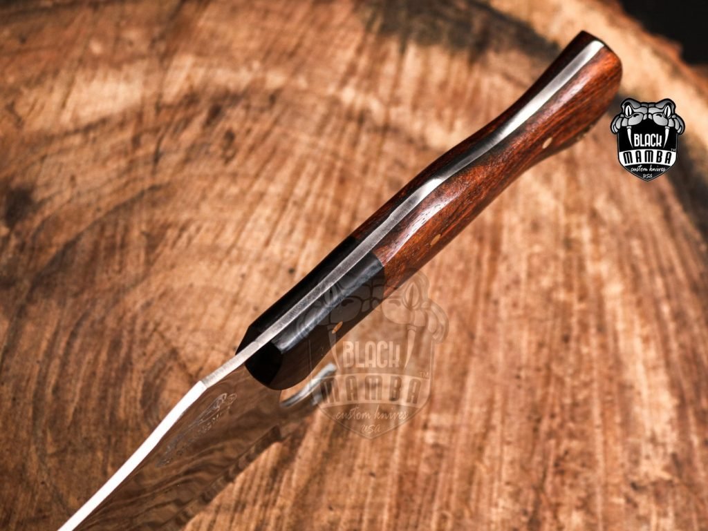 Bmk-718_VG Mirror Shine Blade Cleaver Knife 14.5 Inches Long 9 Inches Blade 18 Ounce Super Steel VG Chef Cleaver Blade Knife Hand Made World Class Black Mamba Knives - Image 2