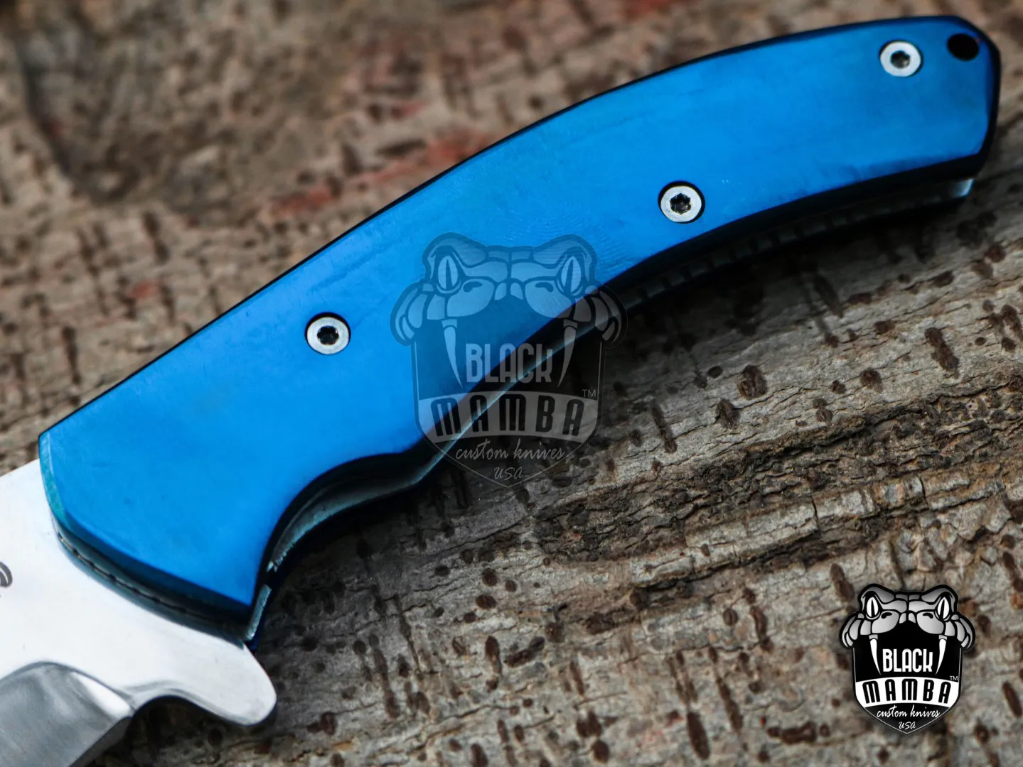 Signature - Damascus Folding Pocket Knife, 9″ Overall - view 3