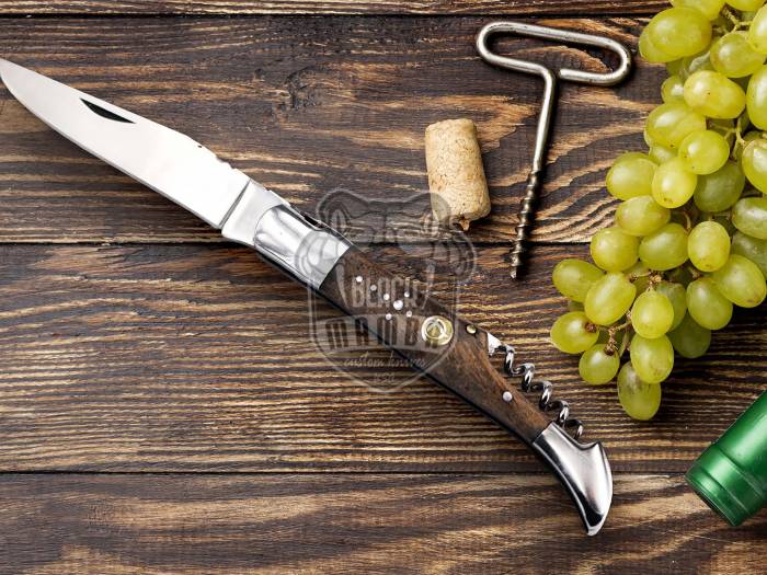 Bmk-617 French Cuisine Hand Forged Steel Laguiole Steak Knife Handmade Pocket Knives French knife steak knife USA Made