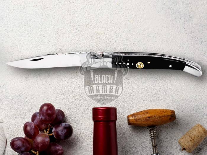 Bmk-625 Lyon Hand Forged Steel Laguiole Steak Knife Handmade Pocket Knives French knife steak knife USA Made