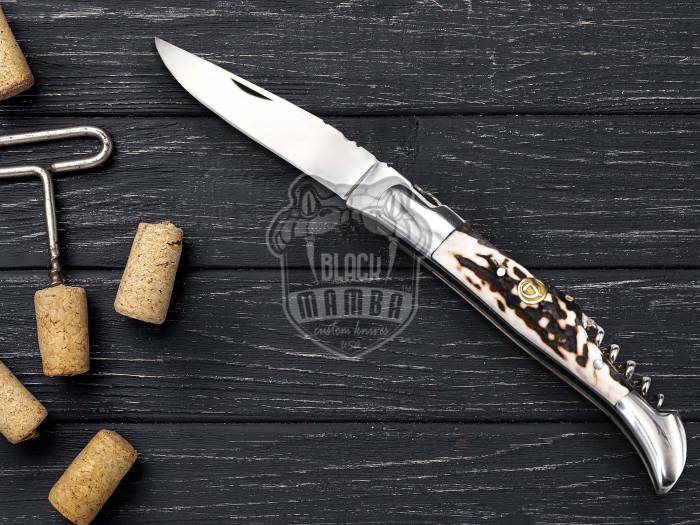 Bmk-615 French Riviera Hand Forged Steel Laguiole Steak Knife Handmade Pocket Knives French knife steak knife USA Made