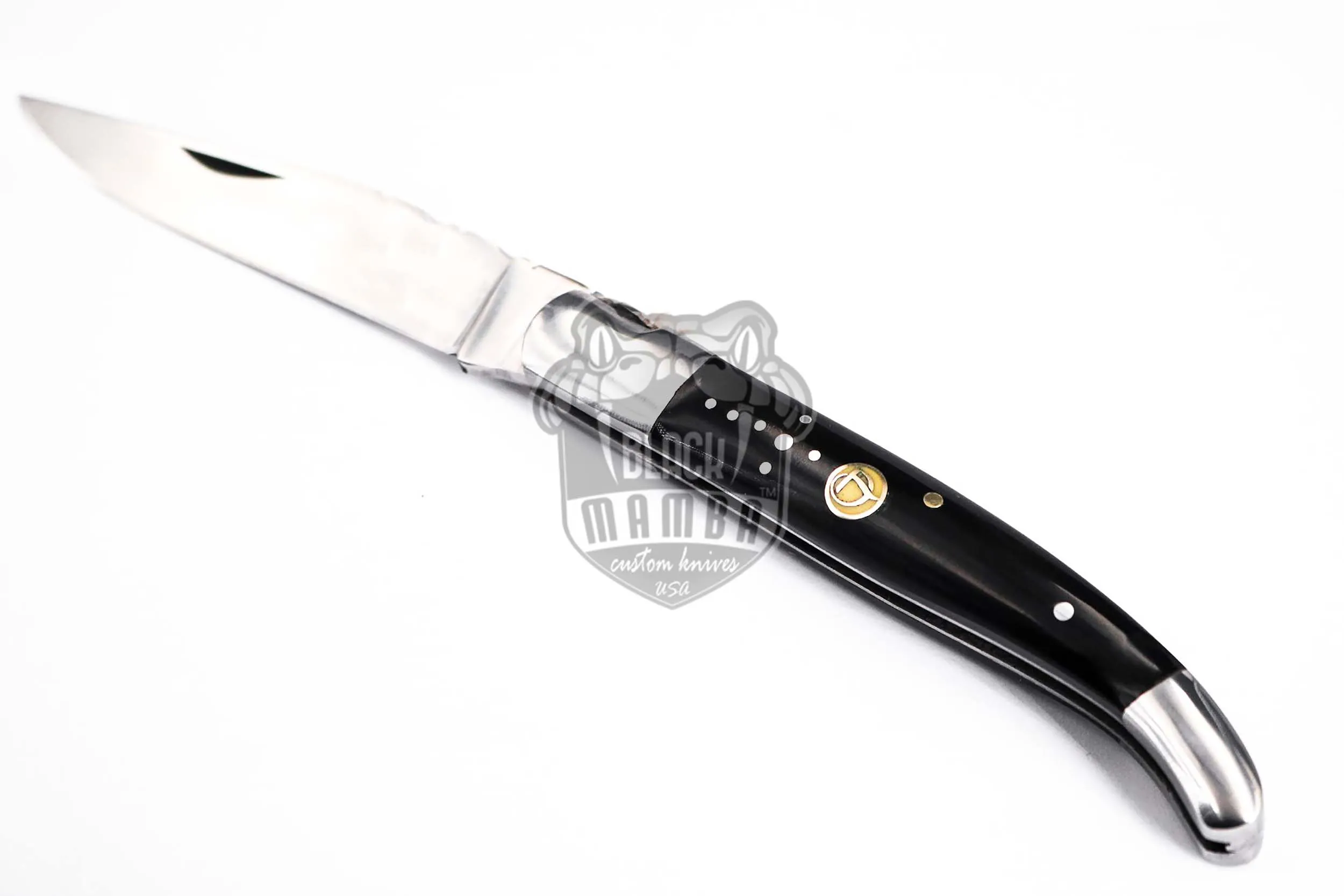 Lyon Hand Forged Steel Laguiole Steak Knife Handmade Pocket Knives French Knife Steak Knife USA Made | BMK-625 - view 3