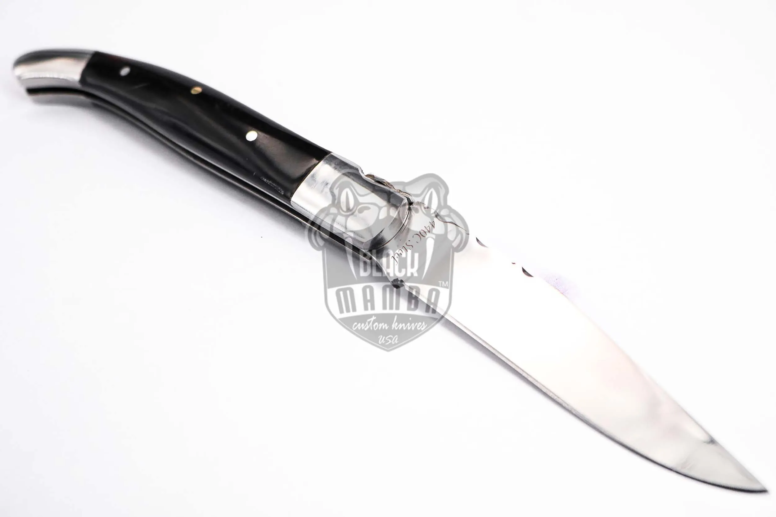 Lyon Hand Forged Steel Laguiole Steak Knife Handmade Pocket Knives French Knife Steak Knife USA Made | BMK-625 - view 5