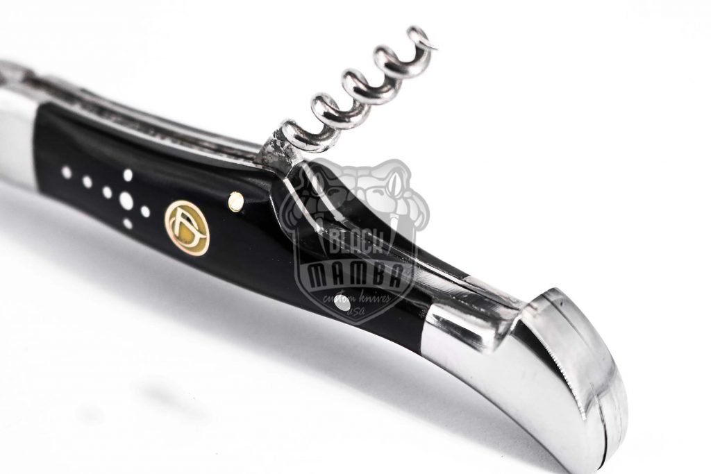 Bmk-624 Marseille Hand Forged Steel Laguiole Steak Knife Handmade Pocket Knives French knife steak knife USA Made Buffalo Handle - Image 4