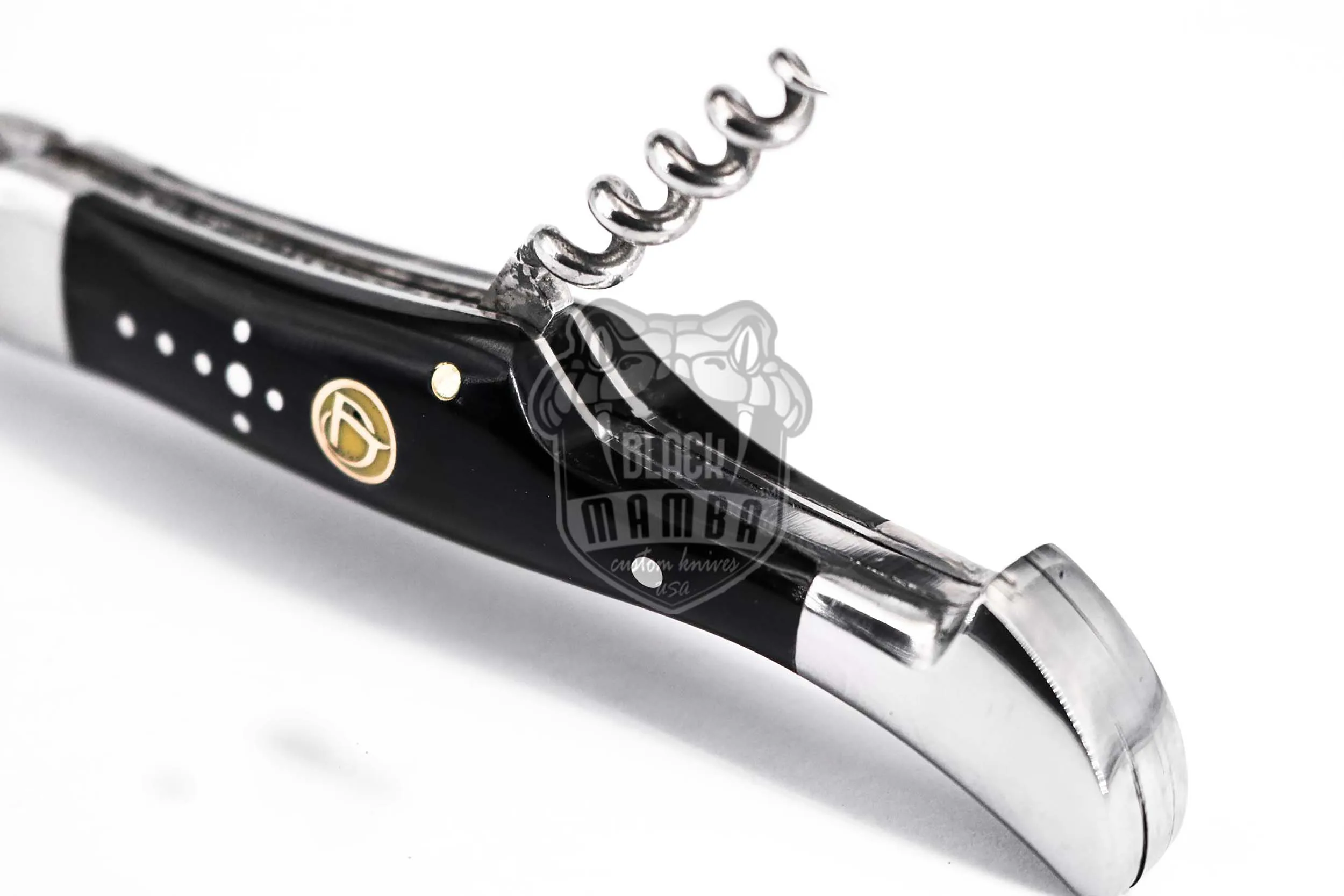 Marseille - Laguiole Steak Knife, 10″ Overall, Buffalo Horn Handle - view 4