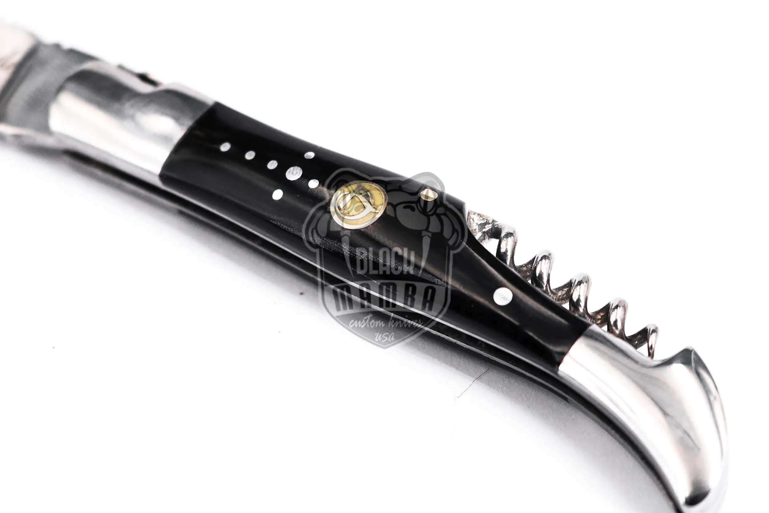 Marseille - Laguiole Steak Knife, 10″ Overall, Buffalo Horn Handle - view 7