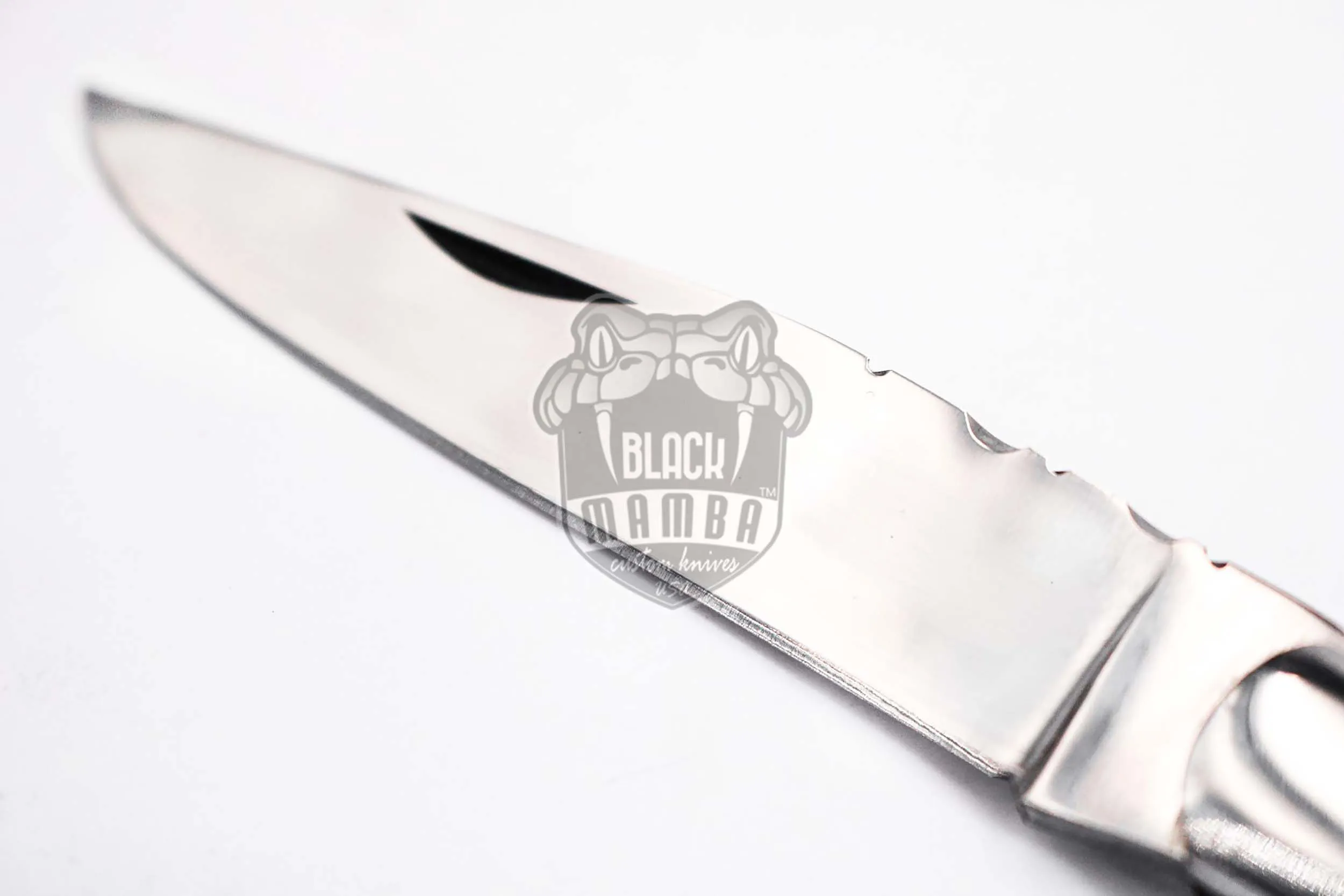 French Wine Hand Forged Steel Laguiole Steak Knife Handmade Pocket Knives French Knife Steak Knife USA Made Ram Horn Handle | BMK-623 - view 4