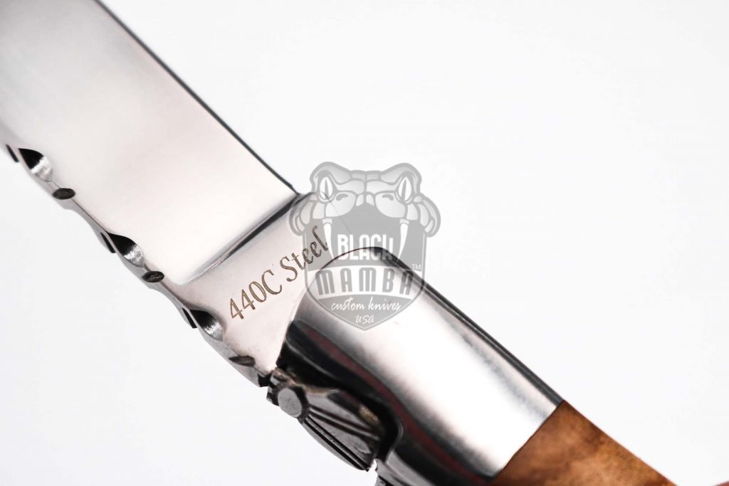 Bmk-622 Hand Forged Steel Laguiole Steak Knife Handmade Pocket Knives French knife steak knife USA Made Wood Handle - Image 9