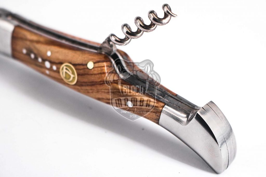 Bmk-621 Louvre Museum Hand Forged Steel Laguiole Steak Knife Handmade Pocket Knives French knife steak knife USA Made Wood Handle - Image 3