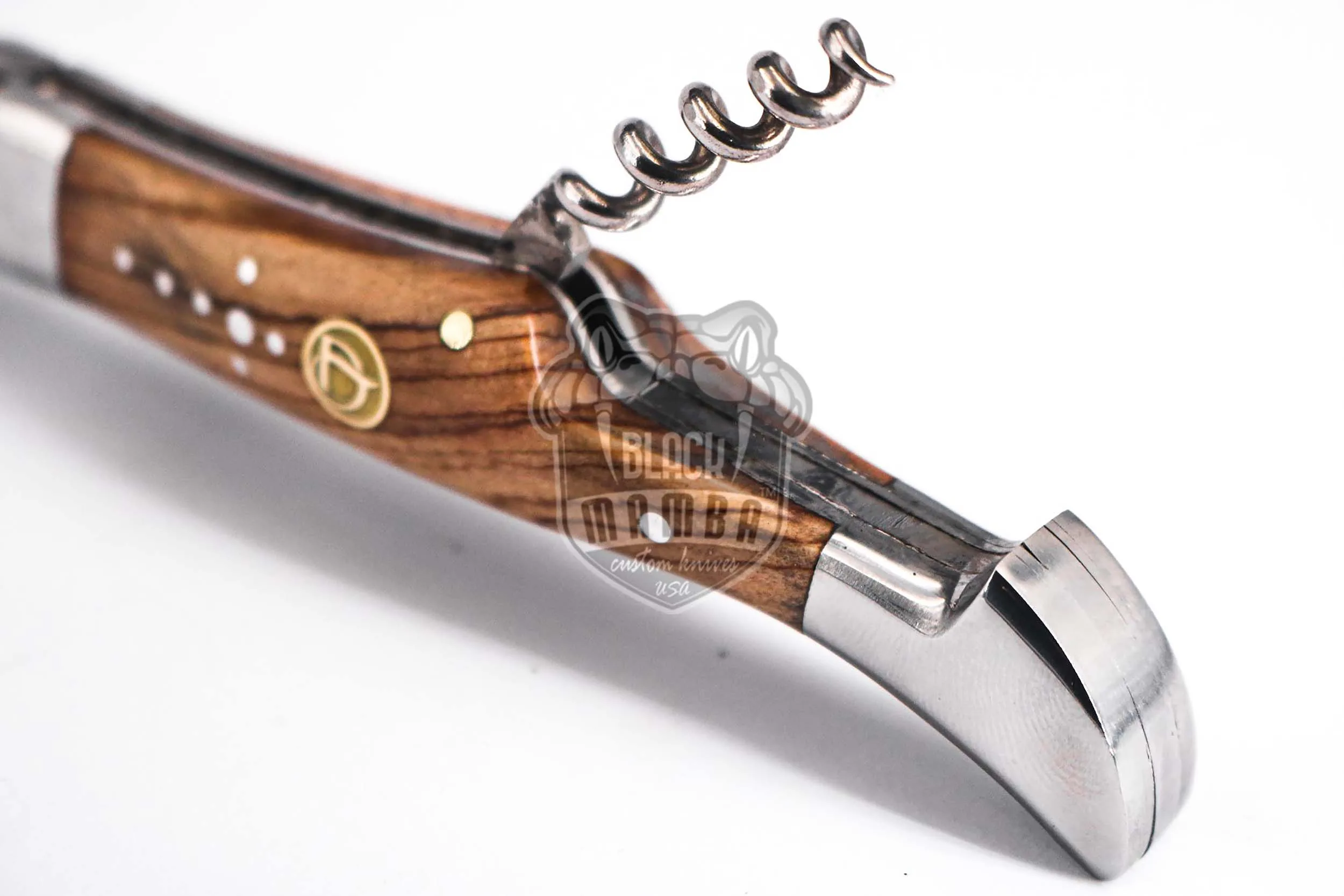 Louvre Museum - Laguiole Steak Knife, 10″ Overall, Ram Horn Handle - view 3