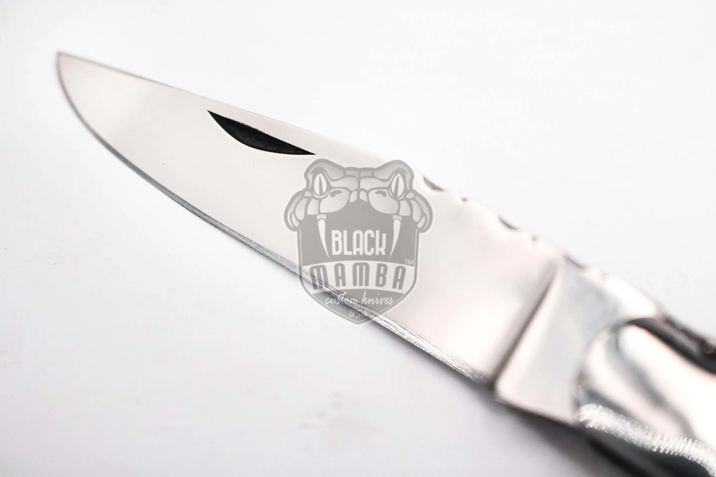 Louvre Museum Hand Forged Steel Laguiole Steak Knife Handmade Pocket Knives French Knife Steak Knife USA Made Wood Handle | BMK-621 - view 6