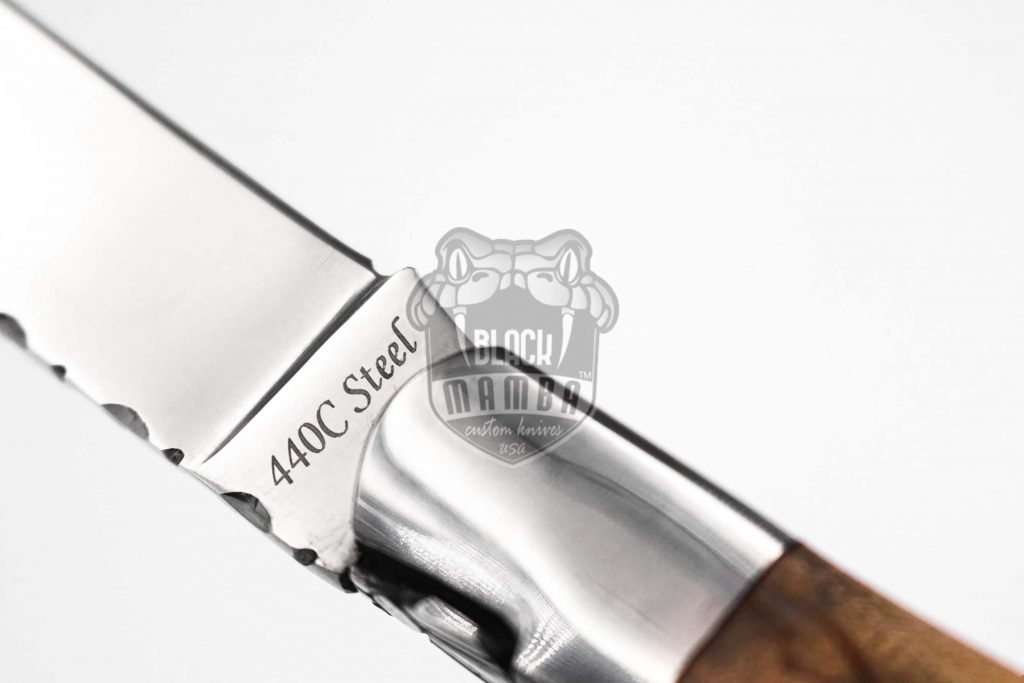 Bmk-621 Louvre Museum Hand Forged Steel Laguiole Steak Knife Handmade Pocket Knives French knife steak knife USA Made Wood Handle - Image 9