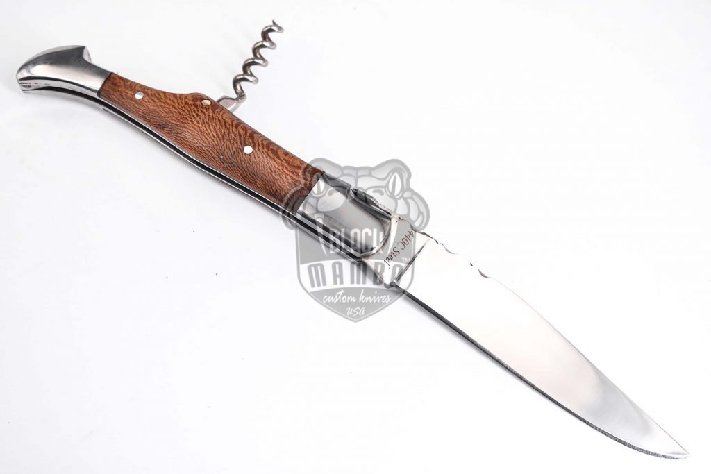 Bmk-620 Hand Forged Steel Laguiole Steak Knife Handmade Pocket Knives French knife steak knife USA Made Wood Handle - Image 6