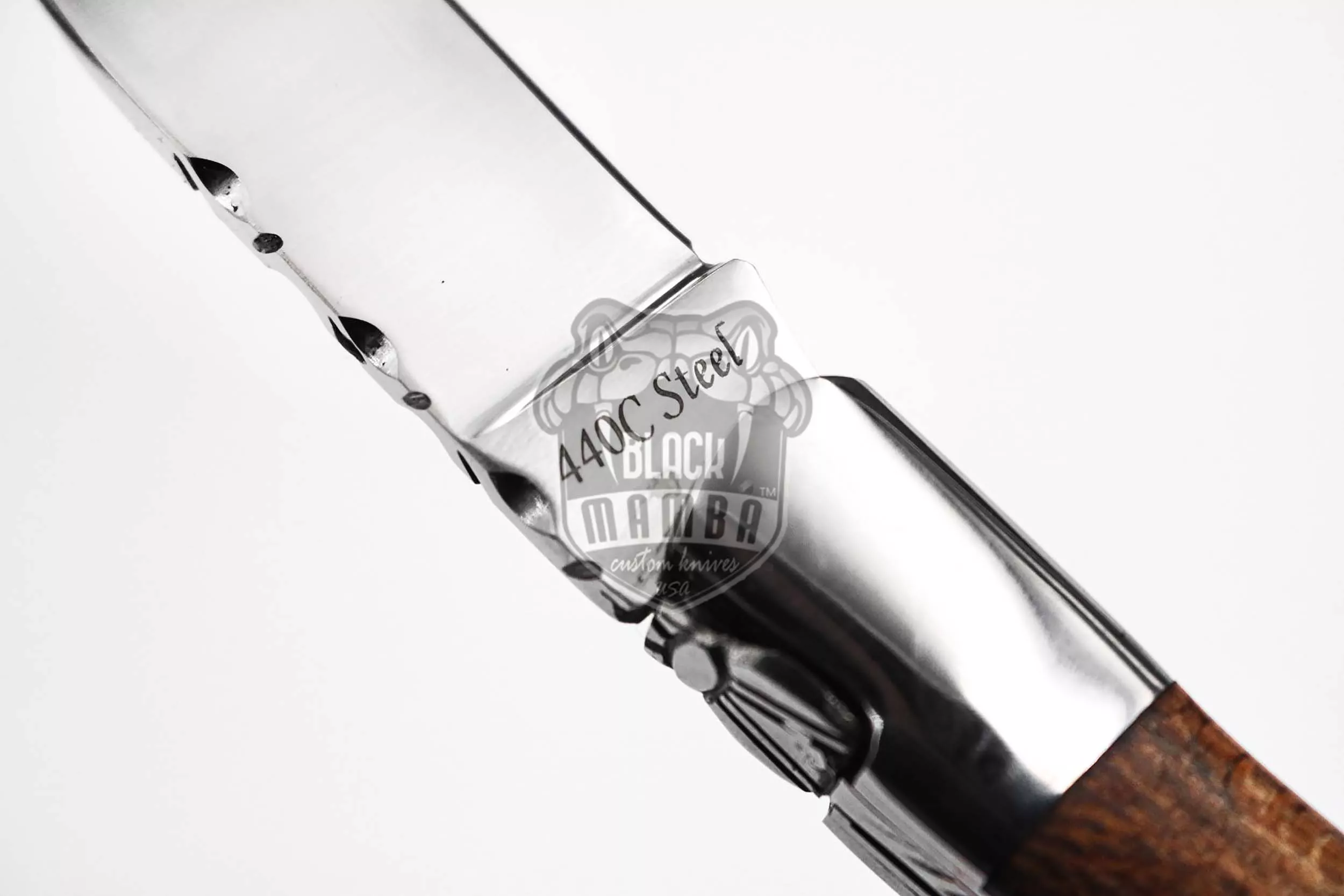 Laguiole Steak Knife, 10″ Overall, Ram Horn Handle | BMK-619 - view 7