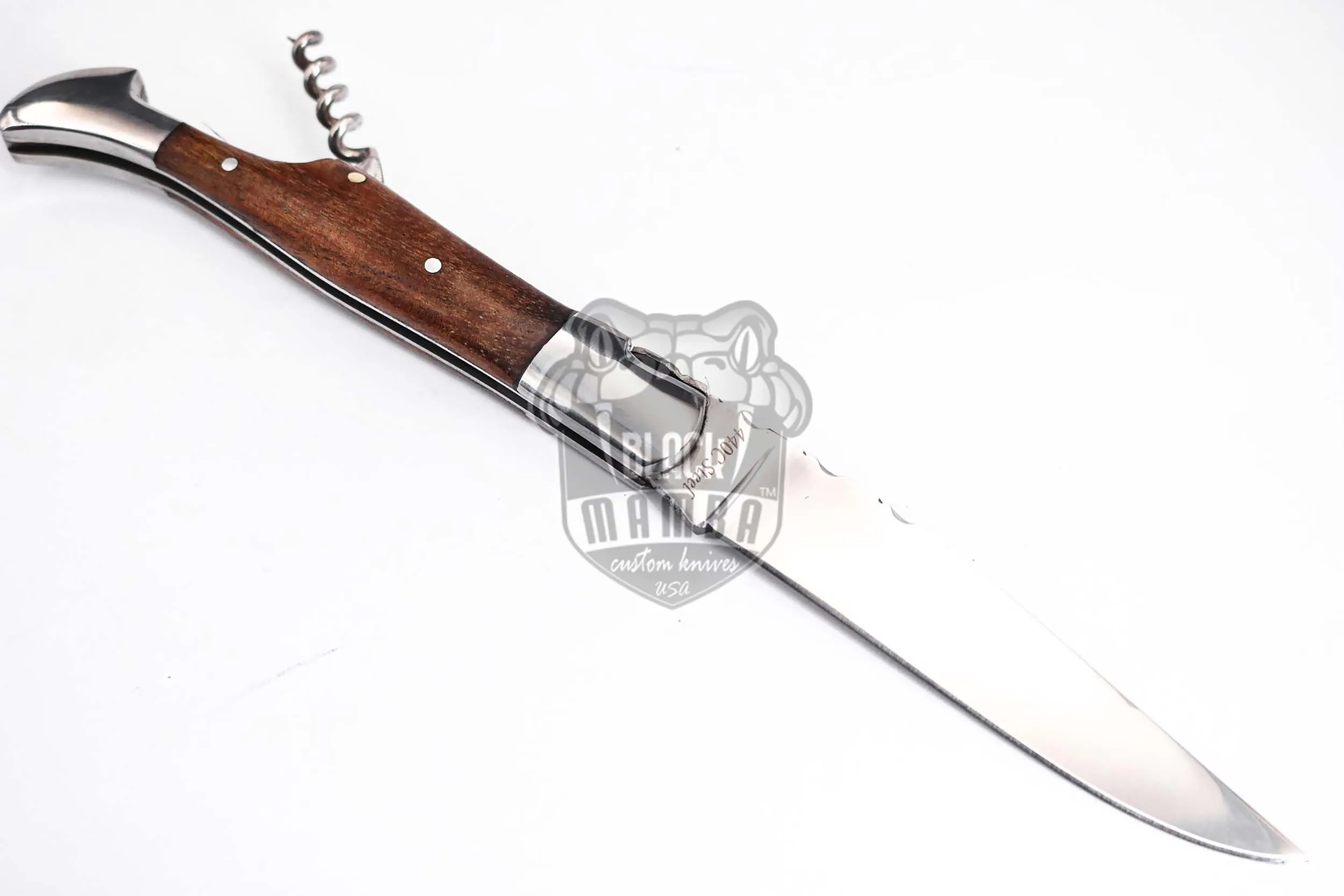 Hand Forged Steel Laguiole Steak Knife Handmade Pocket Knives French Knife Steak Knife USA Made | BMK-618 - view 4