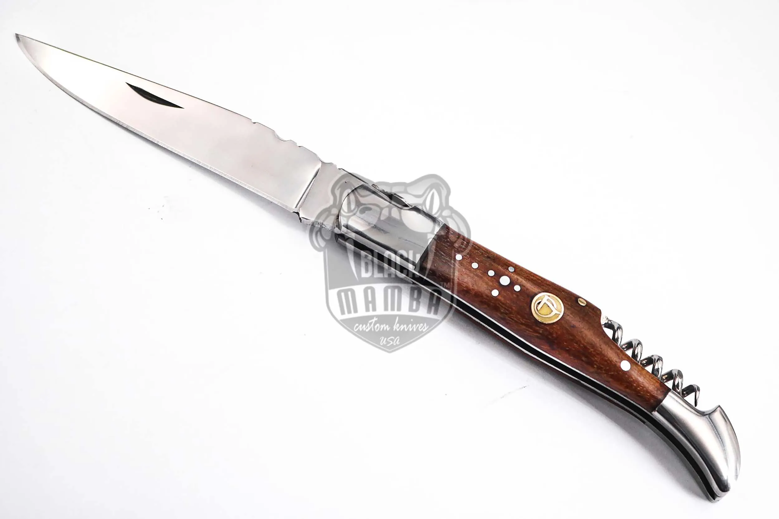 Hand Forged Steel Laguiole Steak Knife Handmade Pocket Knives French Knife Steak Knife USA Made | BMK-618 - view 5